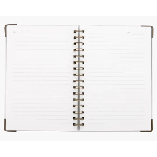 Good Value™ Woven Paper Hardback Notebook With Metal Accents — view 7