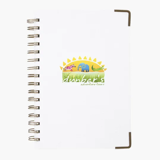 Good Value™ Woven Paper Hardback Notebook With Metal Accents — view 11