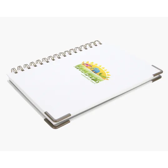 Good Value™ Woven Paper Hardback Notebook With Metal Accents — view 12