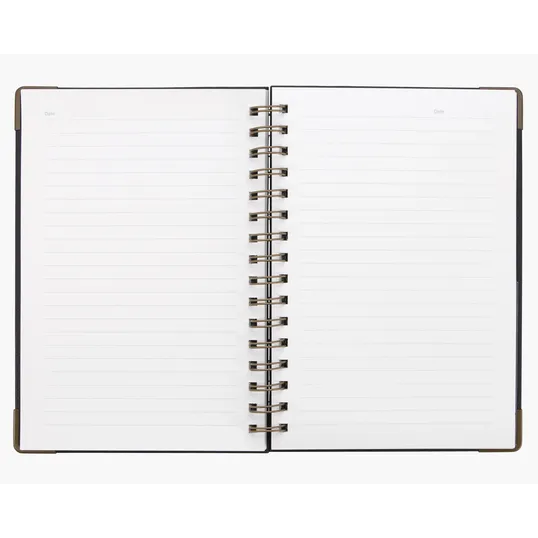 Good Value™ Woven Paper Hardback Notebook With Metal Accents — view 3