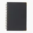 Good Value™ Woven Paper Hardback Notebook With Metal Accents