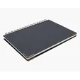 Good Value™ Woven Paper Hardback Notebook With Metal Accents — view 2