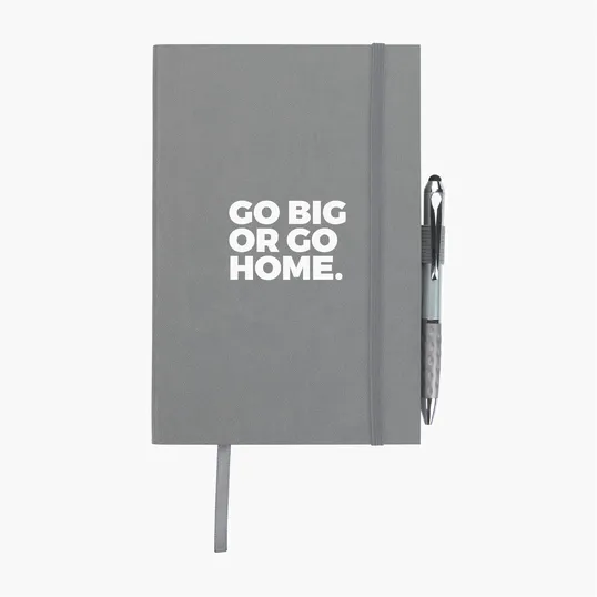 Good Value™ Color Edge Journal with Metallic Stylus Pen — view 54
