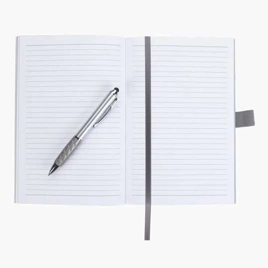 Good Value™ Color Edge Journal with Metallic Stylus Pen — view 50