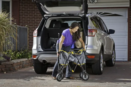 Coleman® Camp Wagon with Telescoping Handle and Swivel Wheels — view 18