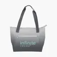 Ombre Lunch Cooler with Front Zippered Pocket and 20" Handles — view 5