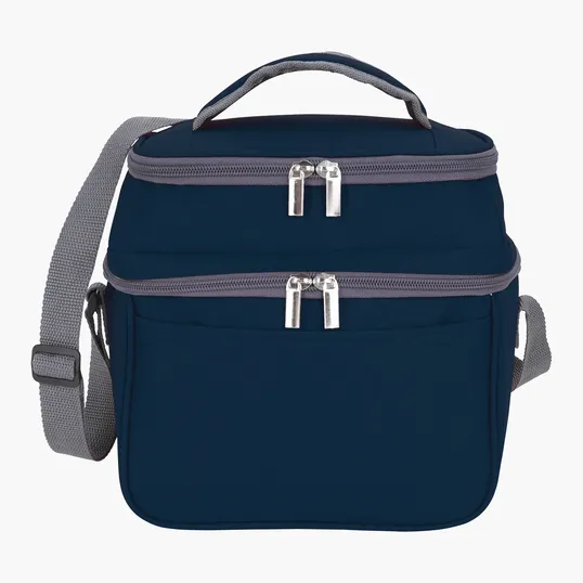 Dual Compartment 6-Can Cooler with PEVA Lining — view 12
