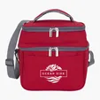 Dual Compartment 6-Can Cooler with PEVA Lining — view 7