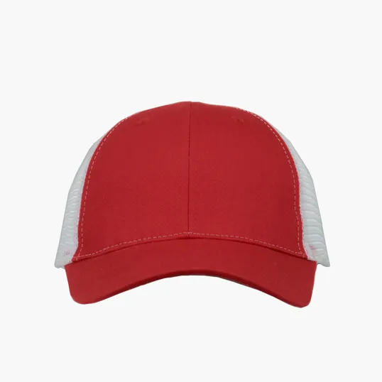 Buttonless Mesh Back Cap, Structured Cotton Twill — view 5