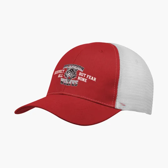 Buttonless Mesh Back Cap, Structured Cotton Twill — view 12