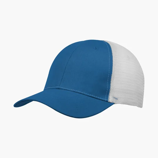 Buttonless Mesh Back Cap, Structured Cotton Twill — view 8