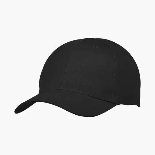 Buttonless Brushed Cotton Twill Structured Cap — view 3
