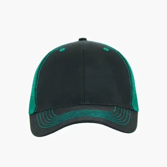 Color Accent Mesh Snapback Cap, Structured Cotton Twill — view 7