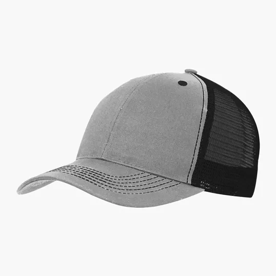 Color Accent Mesh Snapback Cap, Structured Cotton Twill — view 17
