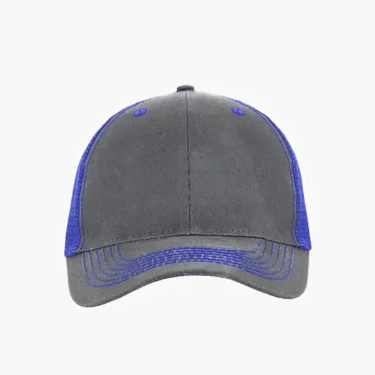 Color Accent Mesh Snapback Cap, Structured Cotton Twill — view 11