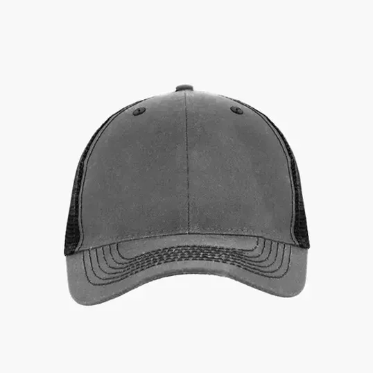 Color Accent Mesh Snapback Cap, Structured Cotton Twill — view 9