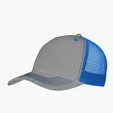 Color Accent Mesh Snapback Cap, Structured Cotton Twill — view 19