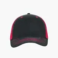 Color Accent Mesh Snapback Cap, Structured Cotton Twill — view 2