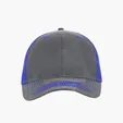 Color Accent Mesh Snapback Cap, Structured Cotton Twill — view 11