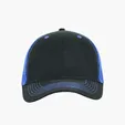 Color Accent Mesh Snapback Cap, Structured Cotton Twill — view 5