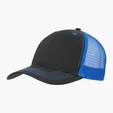 Color Accent Mesh Snapback Cap, Structured Cotton Twill — view 6