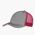 Color Accent Mesh Snapback Cap, Structured Cotton Twill — view 18