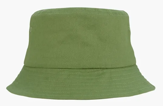 Cotton Twill Bucket Cap with Poplin Sweatband — view 4
