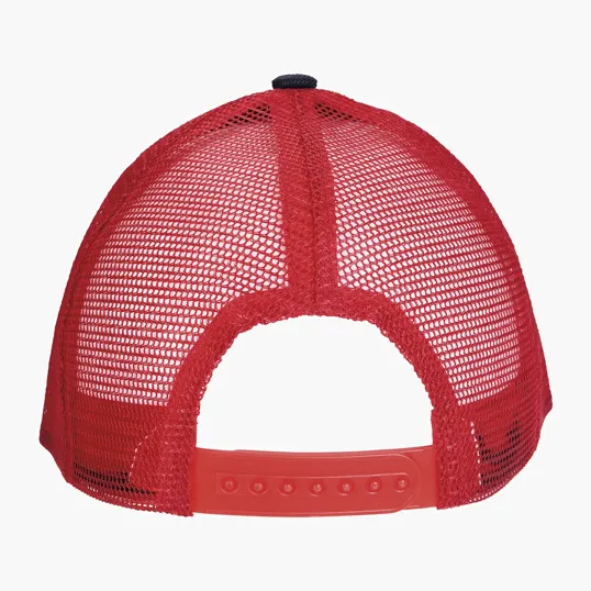 Mid-Profile Accent Mesh Snapback Cap, Structured Six-Panel — view 4