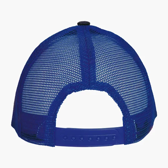 Mid-Profile Accent Mesh Snapback Cap, Structured Six-Panel — view 6