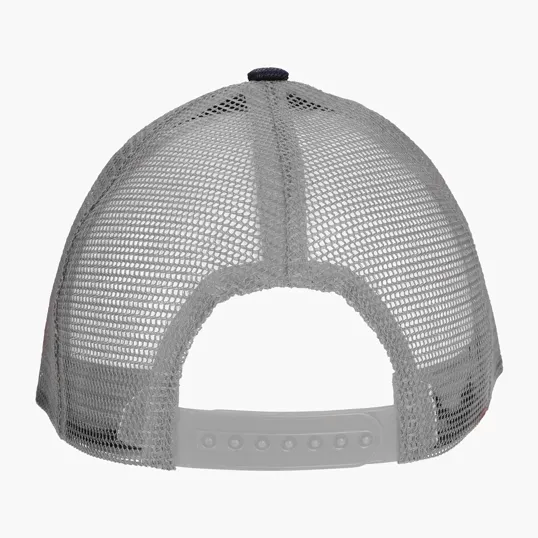 Mid-Profile Accent Mesh Snapback Cap, Structured Six-Panel — view 2