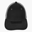 Mid-Profile Accent Mesh Snapback Cap, Structured Six-Panel