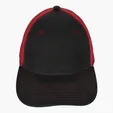 Mid-Profile Accent Mesh Snapback Cap, Structured Six-Panel — view 3