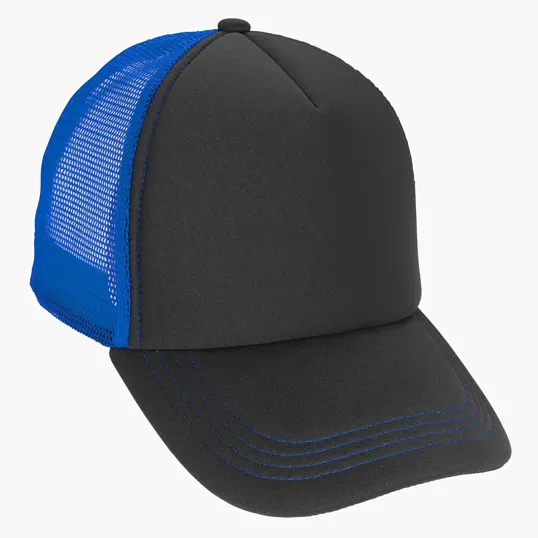 Foam Trucker Cap with Flat Bill and Snapback Closure — view 11