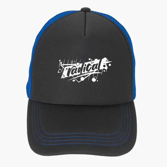 Foam Trucker Cap with Flat Bill and Snapback Closure — view 15