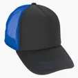 Foam Trucker Cap with Flat Bill and Snapback Closure — view 11