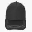 Foam Trucker Cap with Flat Bill and Snapback Closure — view 3