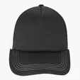 Foam Trucker Cap with Flat Bill and Snapback Closure — view 12