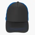 Foam Trucker Cap with Flat Bill and Snapback Closure — view 10