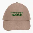 RPET Unstructured Six-Panel Cap with Hook-and-Loop Closure — view 17