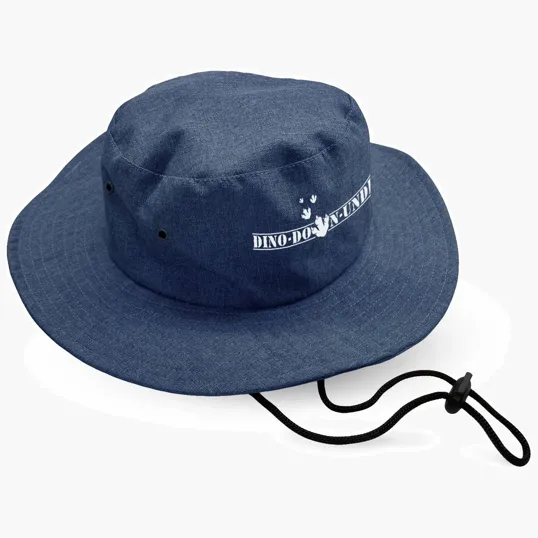 RPET Boonie Hat with Wide Brim and Adjustable Chin Cord — view 3