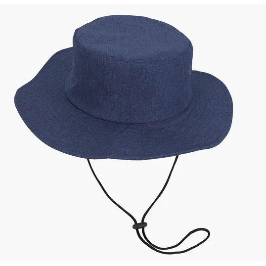 RPET Boonie Hat with Wide Brim and Adjustable Chin Cord — view 5