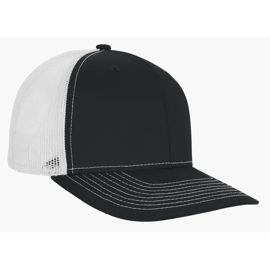 Snapback Meshback Trucker Cap with Pre-Curved Visor — view 19