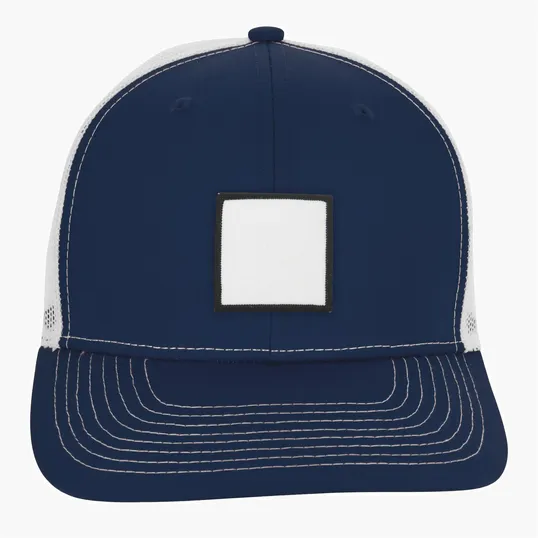 Snapback Meshback Trucker Cap with Pre-Curved Visor — view 38