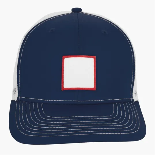 Snapback Meshback Trucker Cap with Pre-Curved Visor — view 46