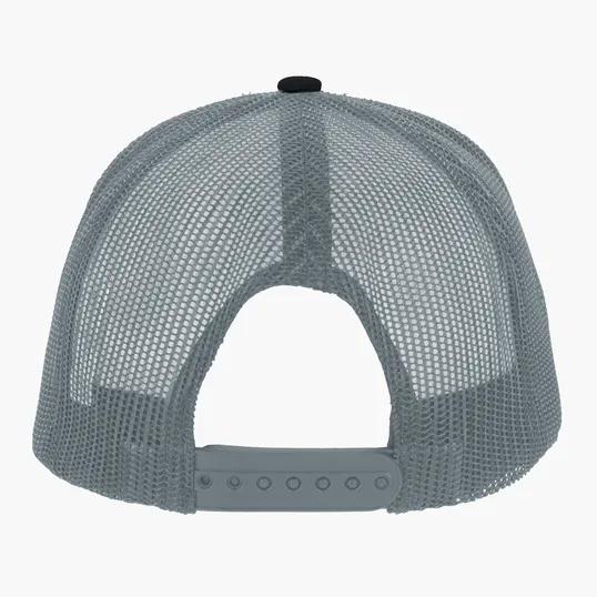 Snapback Meshback Trucker Cap with Pre-Curved Visor — view 22
