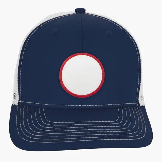 Snapback Meshback Trucker Cap with Pre-Curved Visor — view 42