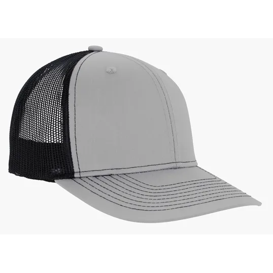 Snapback Meshback Trucker Cap with Pre-Curved Visor — view 7
