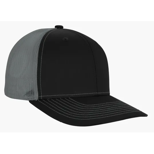 Snapback Meshback Trucker Cap with Pre-Curved Visor — view 17