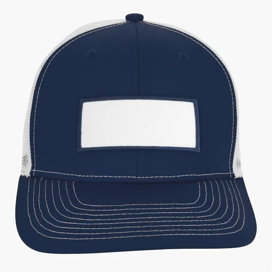 Snapback Meshback Trucker Cap with Pre-Curved Visor — view 40