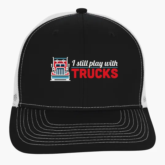 Snapback Meshback Trucker Cap with Pre-Curved Visor — view 27